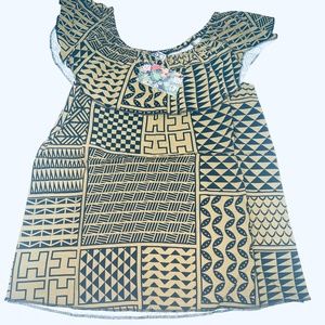 NWT Hawaii's Finest Off On the Shoulder Girls Top sz S NEW